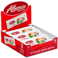 Albanese World’s Best 12 Flavor Gummi Bears 3.2oz 20ct